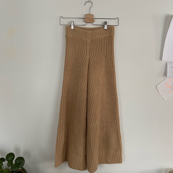 Zara Knit wide leg pants - Picture 1 of 3
